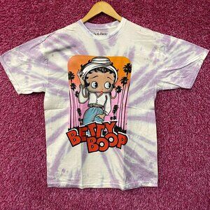 Betty Boop At Sunset Blvd Tiedye Tshirt size Large